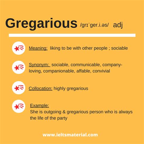 GREGARIOUS Definition & Meaning .
